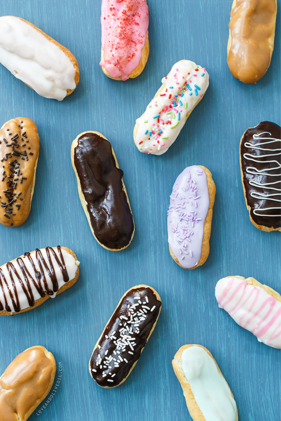 13 Doughnut Recipes and Crafts Eclairs