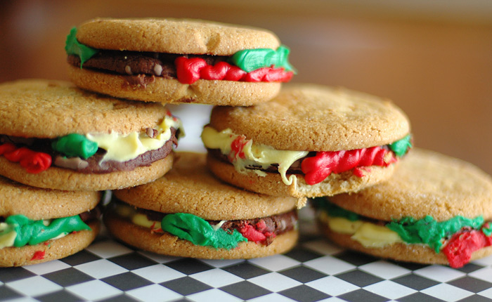 13 Tricks for an April Fool's Day Treat Hamburger Cookies