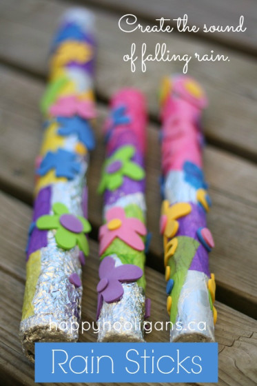 14 Rainy Day Inspired Projects to Make Rain Sticks