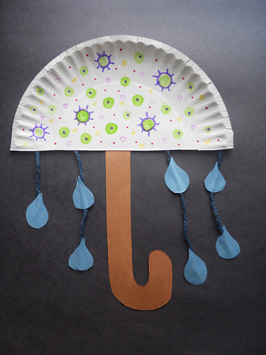 14 Rainy Day Inspired Projects to Make Umbrella Craft