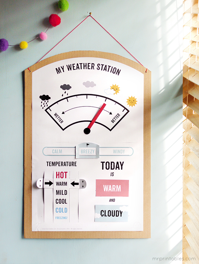 14 Rainy Day Inspired Projects to Make Weather Station