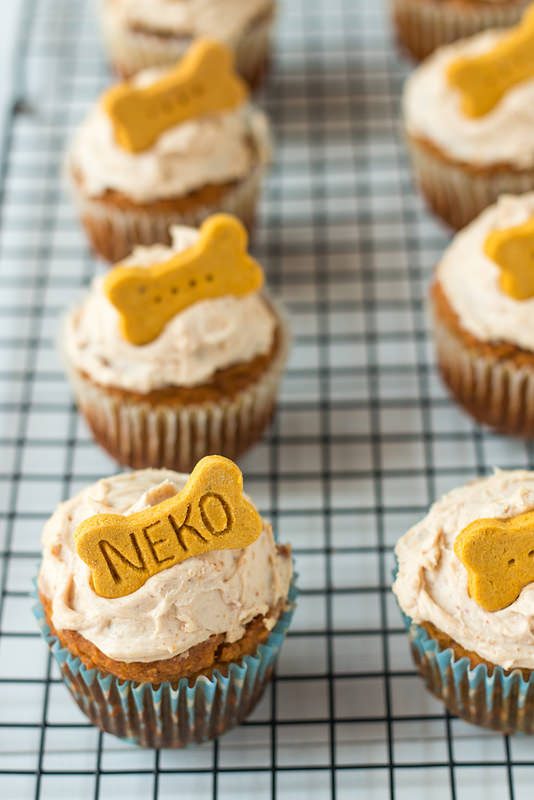 Pumpkin & Peanut Butter Pupcakes