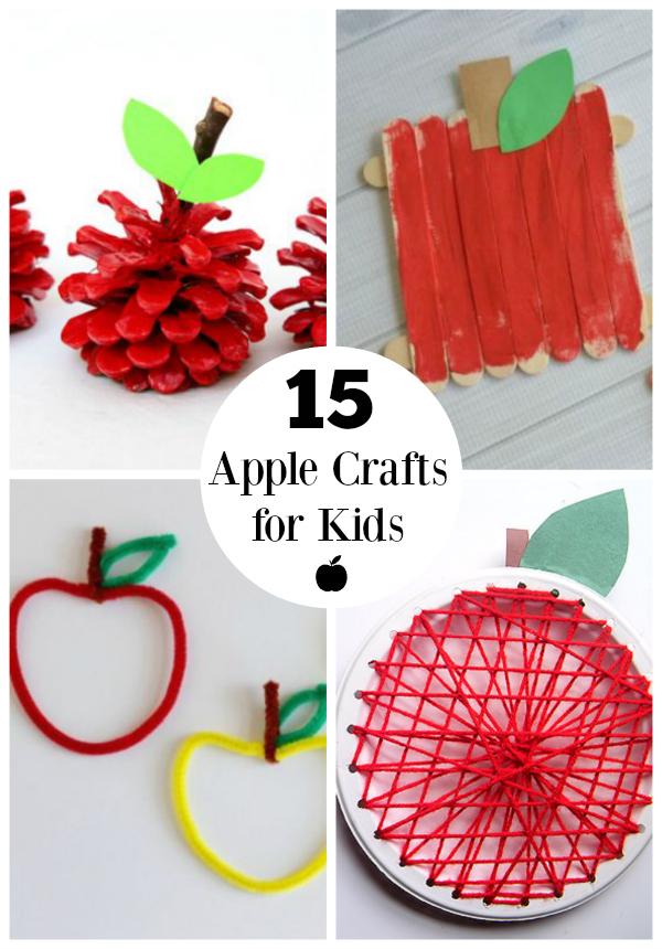 15 Apple Crafts for Kids