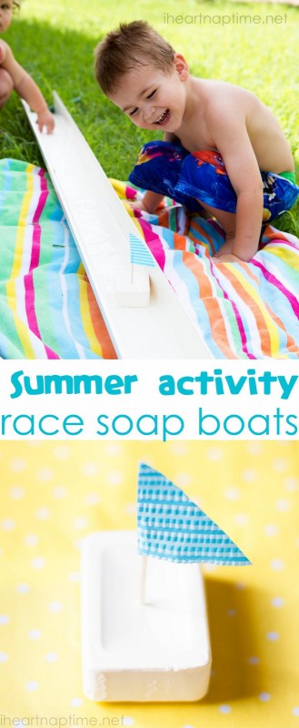 15 DIY Water Toys to Make for Summer Soap Boats