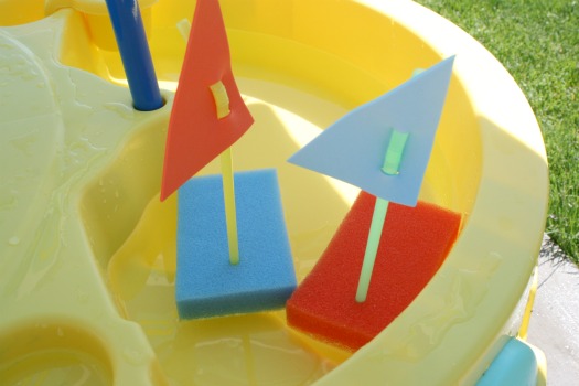 15 DIY Water Toys to Make for Summer Sponge Boats
