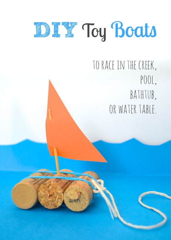 15 DIY Water Toys to Make for Summer Toy Boat