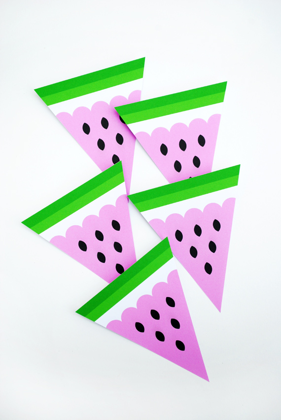 15 DIYs to Make for National Watermelon Day Bunting