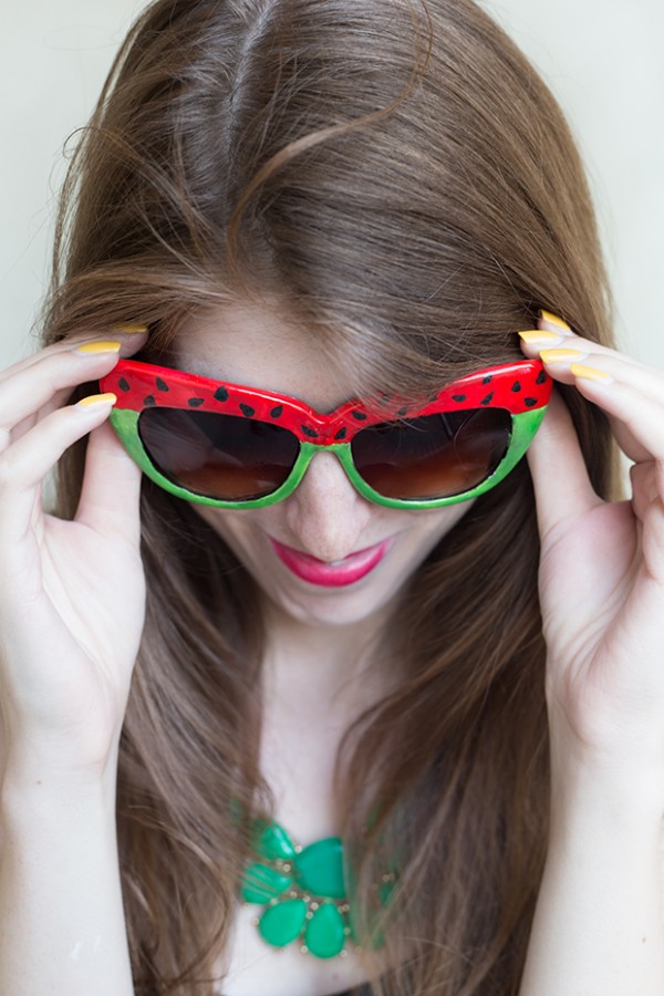 15 DIYs to Make for National Watermelon Day Sunglasses