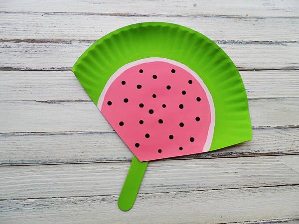 Watermelon Fan Craft