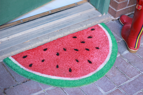 15 DIYs to Make for National Watermelon Day Welcome Mat