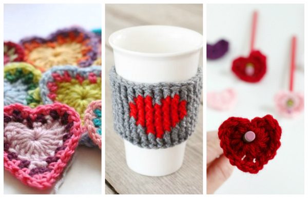 15 Heart Shaped Yarn Projects