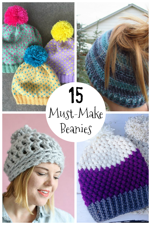 15 Must-Make Knit and Crochet Hat Patterns