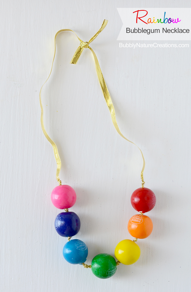 Rainbow Bubblegum Necklace