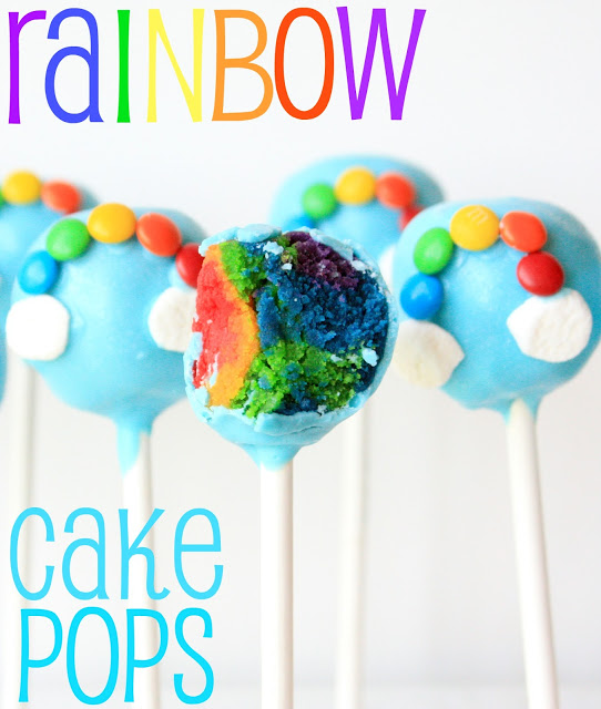 Rainbow Cake Pops