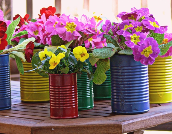 DIY Flower Pot Centerpieces