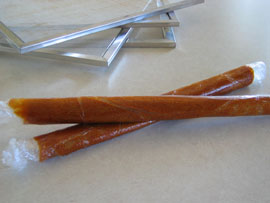 Apricot Leather Rolled