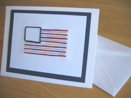 American Flag Card