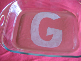 Etched Glass Pans