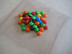 M&M's turkey favor