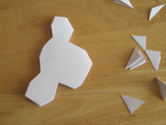 folding paper snowflakes