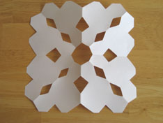 folding paper snowflakes