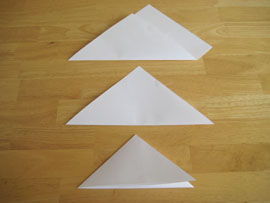 folding paper snowflakes