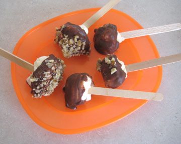 Chocolate Dipped Ice Cream Pops