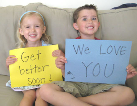 We love you Grandma Jani. We love you Grandma Jani.
