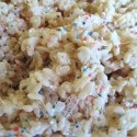 Sprinkled Rice Cripsy Treats