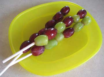 Frozen Grape Pop Treat