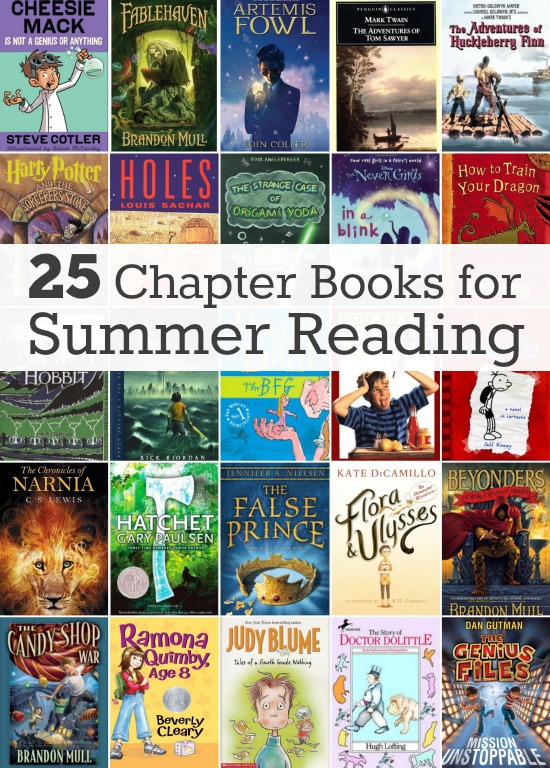 25 Chapter Books for Summer Reading