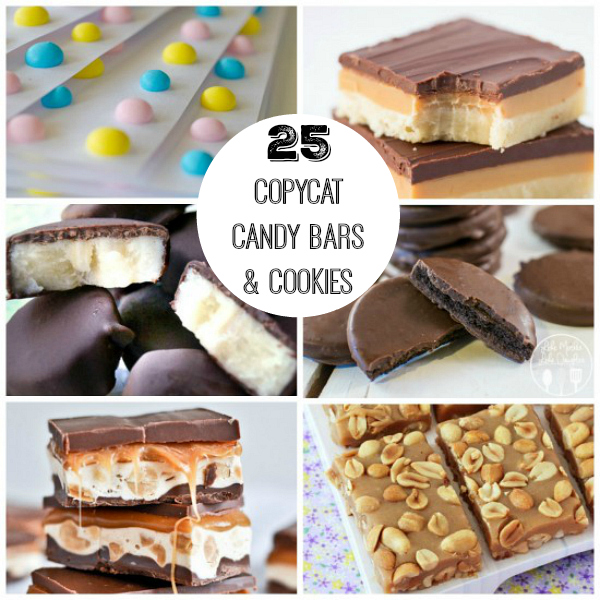 25 Homemade Copycat Candy Bars and Cookies