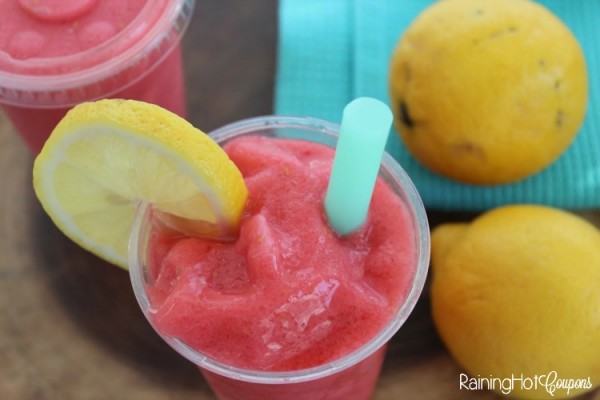 Raspberry Lemon Slushie