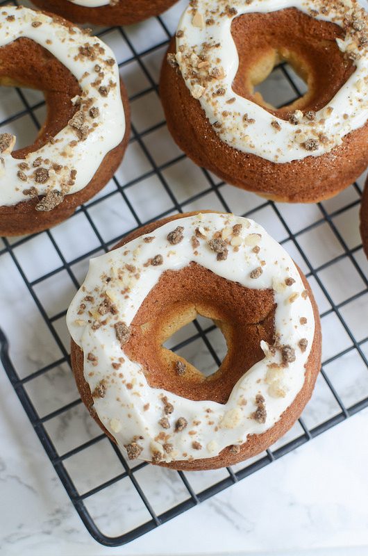 Peanut Butter Dog Doughnuts