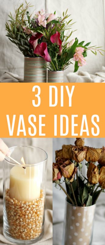 3 DIY Decor Vase Ideas