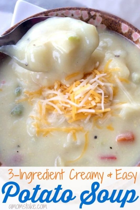 3-Ingredient Easy Potato Soup