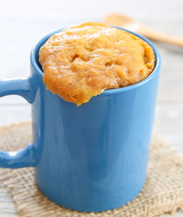 3 Ingredient Flourless Peanut Butter Mug Cake