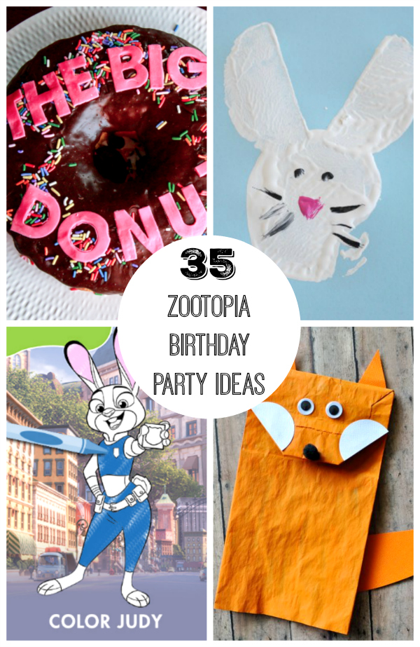35+ Zootopia Birthday Party Ideas