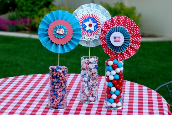 Patriotic Paper Lollies