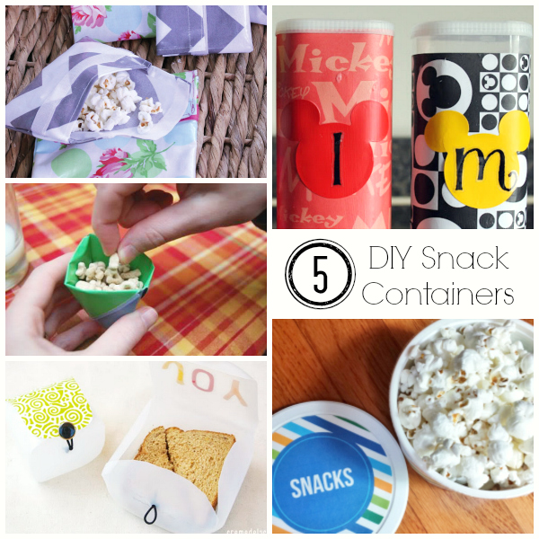 5 DIY Snack Containers