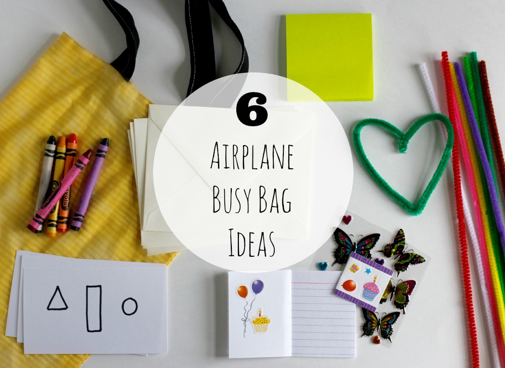 6 Airplane Busy Bag Ideas Make and Takes
