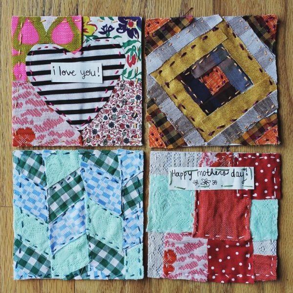 Quilted Mother's Day Greeting Cards