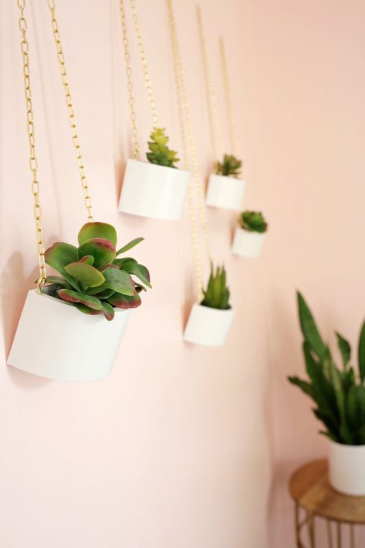 Wooden Box Hanging Planter