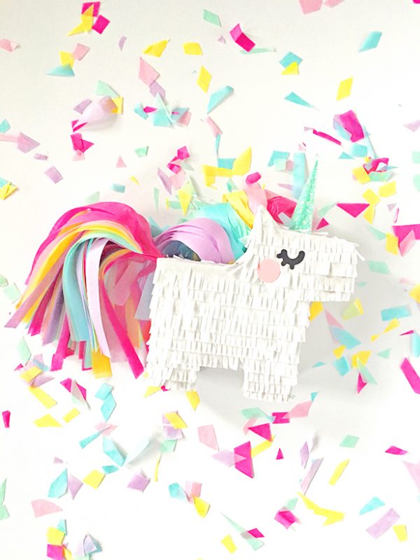 DIY Mini Unicorn Piñata