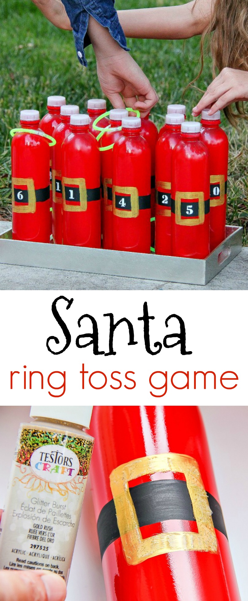 DIY Santa Ring Toss