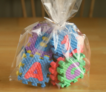 ABC Block BIrthday Party Bags