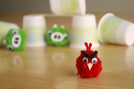 Angry Birds Pom Pom Craft