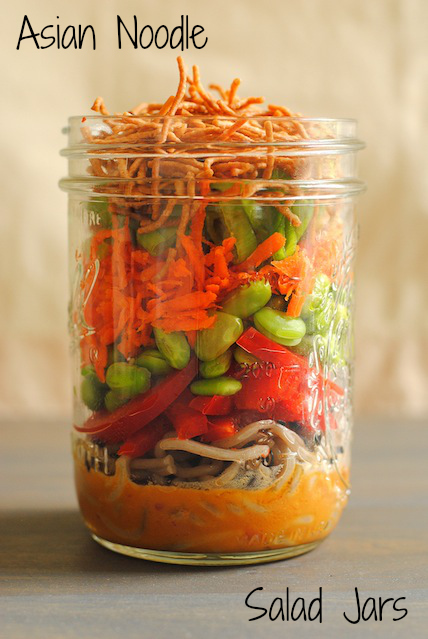 Asian Noodle Salad Jars