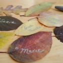 Autumn Leaf Writing