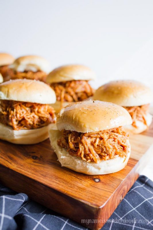 Instant Pot BBQ Chicken Sliders